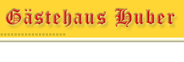 Logo Gstehaus Huber